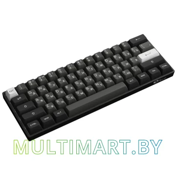 Клавиатура Akko 3061S Black & Sliver (Akko Cream Yellow V3 Pro) картинка 6